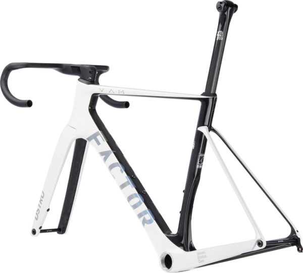 Factor OSTRO V.A.M. Disc Pearl White-Chrome Carbon Telaio - immagine 6