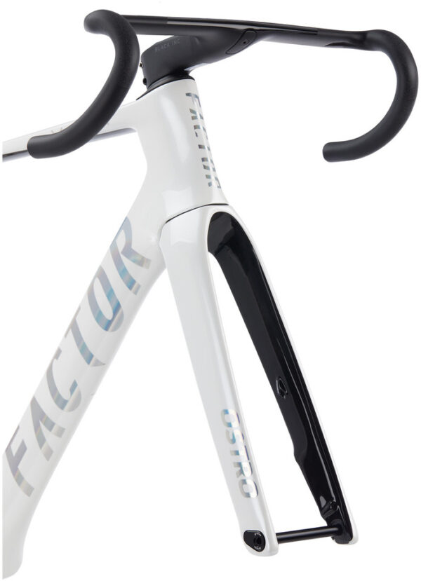 Factor OSTRO V.A.M. Disc Pearl White-Chrome Carbon Telaio - immagine 5